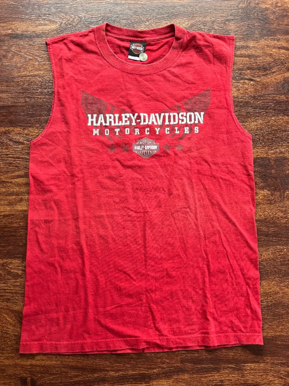 Vintage Y2K Harley Davidson Red Tank Top